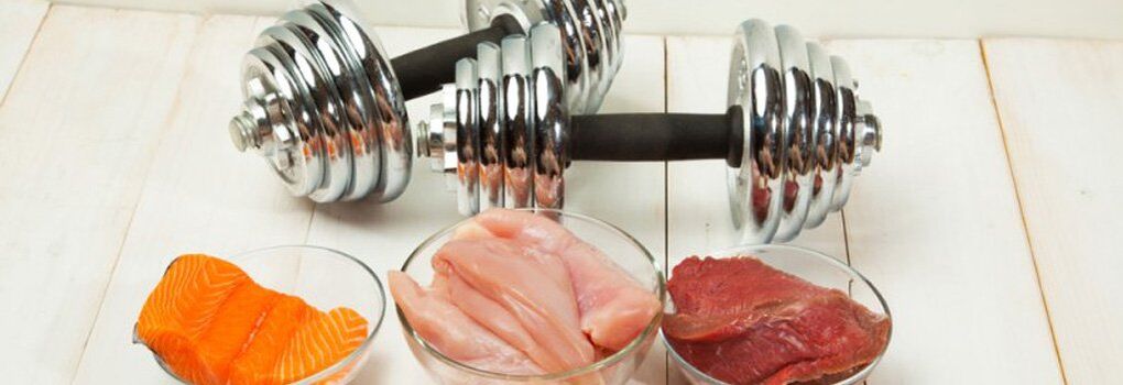 Fisch-, Geflügel- und Rinderfilets auf dem Protein-Diät-Menü.