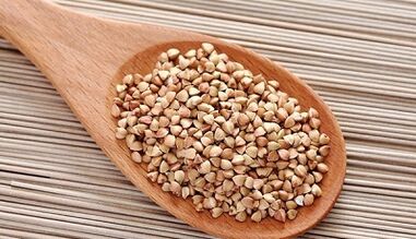 Beispiel für ein Buchweizen-Diätmenü