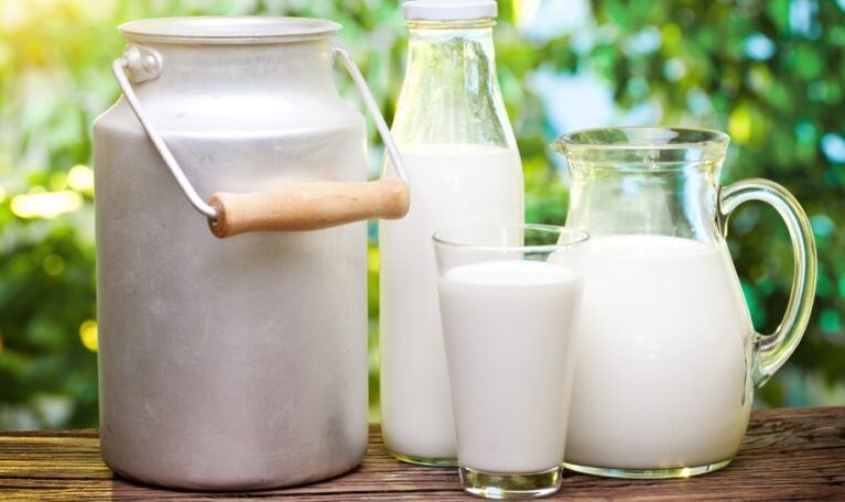 Ab der zweiten Diätwoche werden schrittweise Milchprodukte eingeführt.